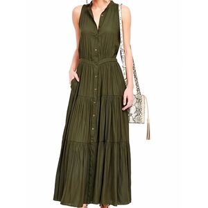 Banana Republic | Dresses | Banana Republic Metallic Gold Maxi Dress |  Poshmark